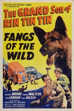 Fangs of the Wild (1939) Men's Colored Hoodie - idPoster.com