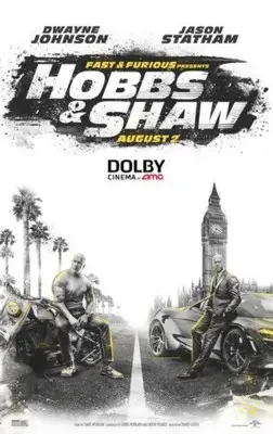Fast and  Furious Presents: Hobbs and Shaw (2019) Men's Colored T-Shirt - idPoster.com