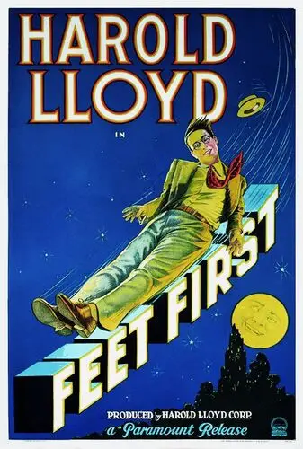 Feet First (1930) White T-Shirt - idPoster.com