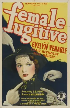 Female Fugitive (1938) Women's Colored Hoodie - idPoster.com