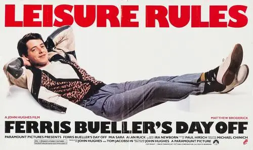 Ferris Bueller's Day Off (1986) Drawstring Backpack - idPoster.com