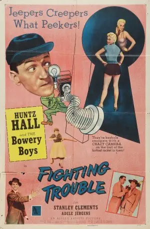 Fighting Trouble (1956) White Tank-Top - idPoster.com