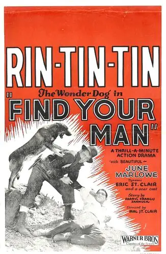 Find Your Man (1924) White T-Shirt - idPoster.com