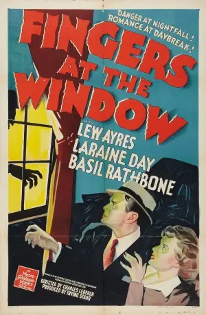 Fingers at the Window (1942) Drawstring Backpack - idPoster.com