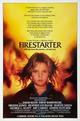 Firestarter (1984) White T-Shirt - idPoster.com