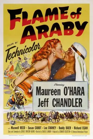 Flame of Araby (1951) Women's Colored T-Shirt - idPoster.com