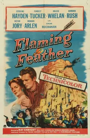 Flaming Feather (1952) Men's Colored  Long Sleeve T-Shirt - idPoster.com