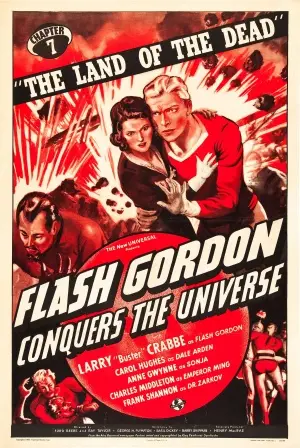 Flash Gordon Conquers the Universe (1940) Drawstring Backpack - idPoster.com