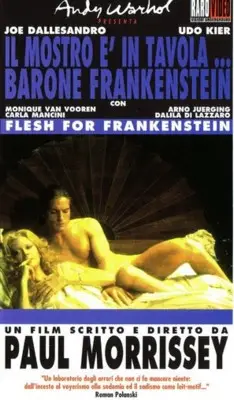 Flesh for Frankenstein (1973) White T-Shirt - idPoster.com