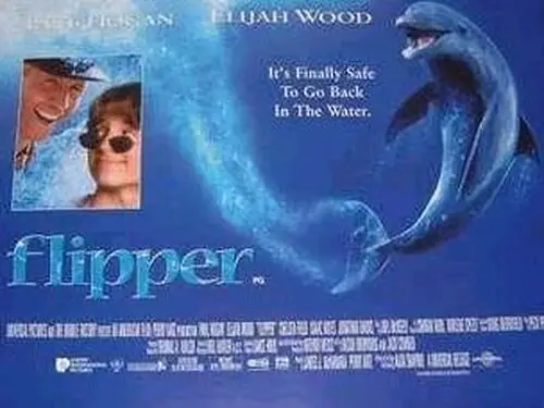 Flipper (1996) Drawstring Backpack - idPoster.com