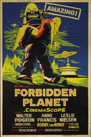 Forbidden Planet (1956) White T-Shirt - idPoster.com