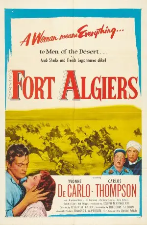 Fort Algiers (1953) Kitchen Apron - idPoster.com
