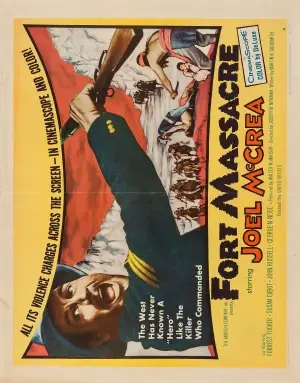 Fort Massacre (1958) Women's Colored Tank-Top - idPoster.com