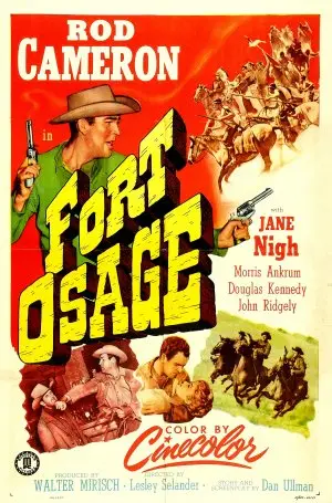 Fort Osage (1952) Drawstring Backpack - idPoster.com