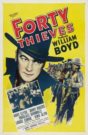 Forty Thieves (1944) Men's Colored Hoodie - idPoster.com