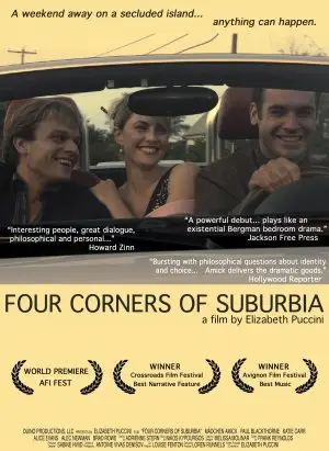 Four Corners of Suburbia (2005) Women's Colored  Long Sleeve T-Shirt - idPoster.com