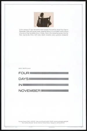 Four Days in November (1964) Protected Face mask - idPoster.com