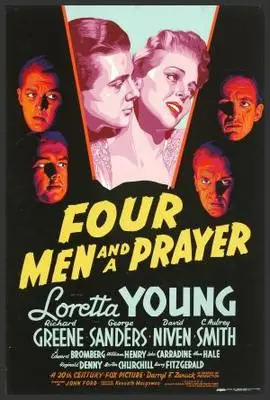 Four Men and a Prayer (1938) Men's Colored Hoodie - idPoster.com