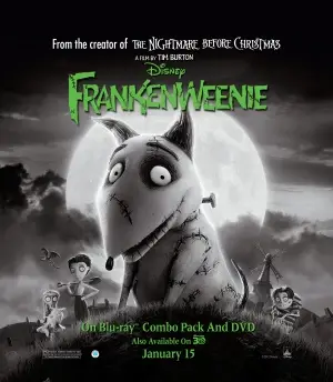Frankenweenie (2012) Men's Colored Hoodie - idPoster.com