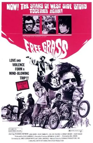 Free Grass (1969) Men's Colored  Long Sleeve T-Shirt - idPoster.com