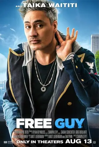 Free Guy (2021) White T-Shirt - idPoster.com