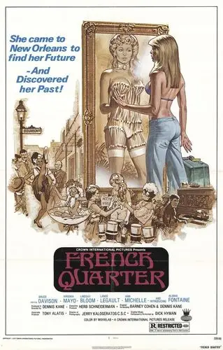 French Quarter (1978) Drawstring Backpack - idPoster.com