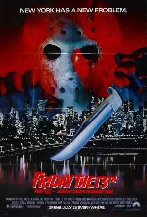 Friday the 13th Part VIII: Jason Takes Manhattan(1989) Women's Colored Hoodie - idPoster.com