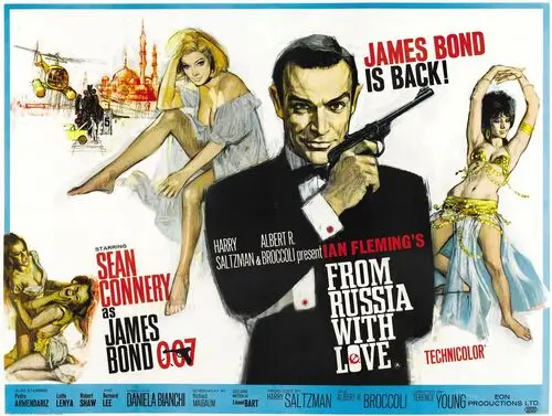 From Russia With Love (1963) White Tank-Top - idPoster.com