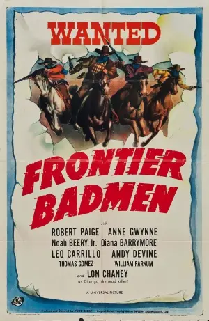 Frontier Badmen (1943) Women's Colored Hoodie - idPoster.com