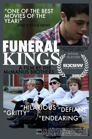 Funeral Kings (2012) White T-Shirt - idPoster.com