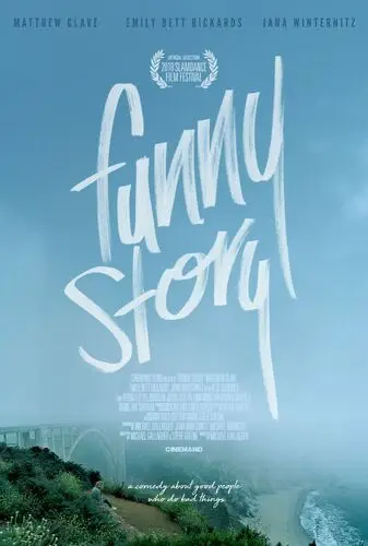 Funny Story (2018) White Tank-Top - idPoster.com