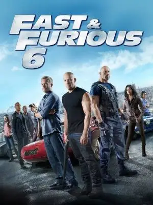 Furious 6 (2013) White T-Shirt - idPoster.com