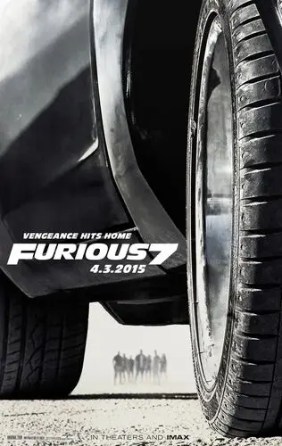 Furious 7 (2015) White T-Shirt - idPoster.com