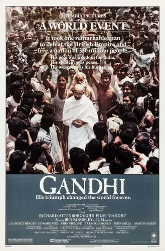 Gandhi (1982) Men's Colored Hoodie - idPoster.com