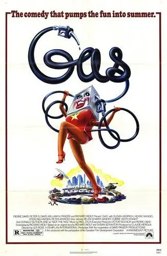 Gas (1981) White T-Shirt - idPoster.com