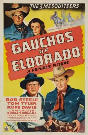 Gauchos of El Dorado (1941) Women's Colored T-Shirt - idPoster.com