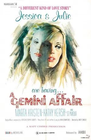 Gemini Affair (1975) Women's Colored Tank-Top - idPoster.com