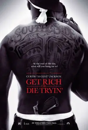 Get Rich or Die Tryin' (2005) White Tank-Top - idPoster.com