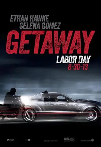 Getaway (2013) White Tank-Top - idPoster.com