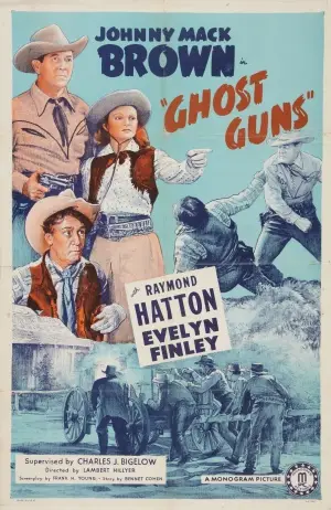 Ghost Guns (1944) White T-Shirt - idPoster.com