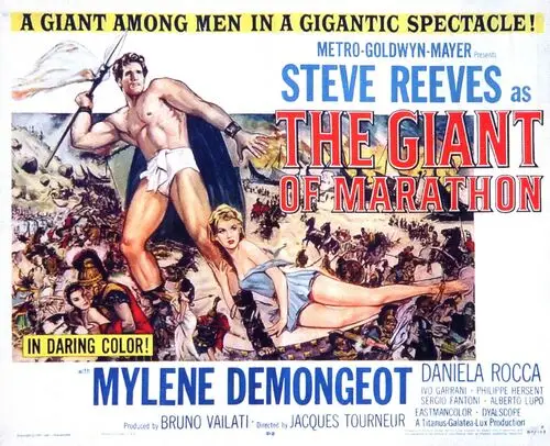 Giant of Marathon (1960) Men's Colored Hoodie - idPoster.com
