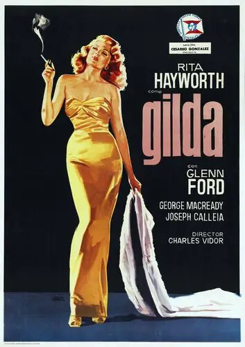 Gilda (1946) Men's Colored  Long Sleeve T-Shirt - idPoster.com