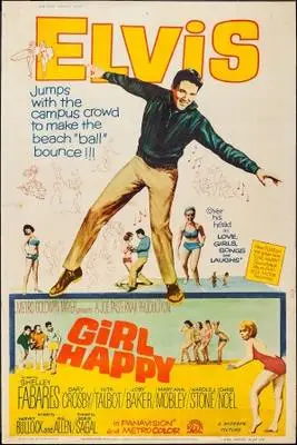 Girl Happy (1965) White T-Shirt - idPoster.com