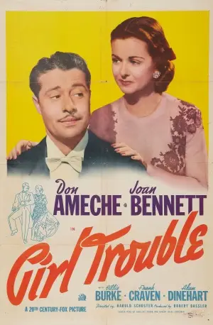 Girl Trouble (1942) Baseball Cap - idPoster.com