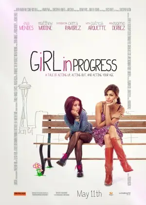 Girl in Progress (2011) Drawstring Backpack - idPoster.com