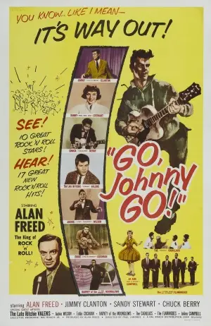 Go, Johnny, Go! (1959) Men's Colored  Long Sleeve T-Shirt - idPoster.com