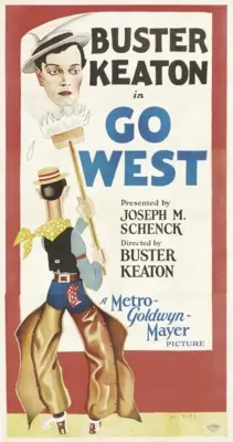 Go West (1925) Drawstring Backpack - idPoster.com