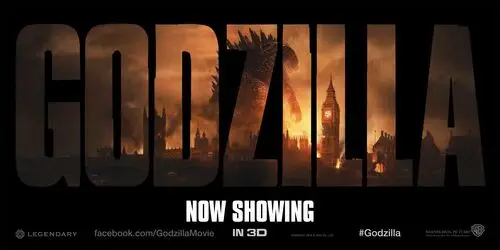 Godzilla (2014) White T-Shirt - idPoster.com