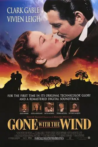 Gone with the Wind (1939) Drawstring Backpack - idPoster.com