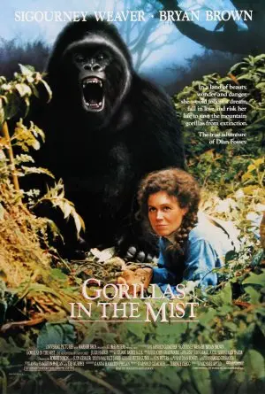 Gorillas in the Mist: The Story of Dian Fossey (1988) Women's Colored Tank-Top - idPoster.com